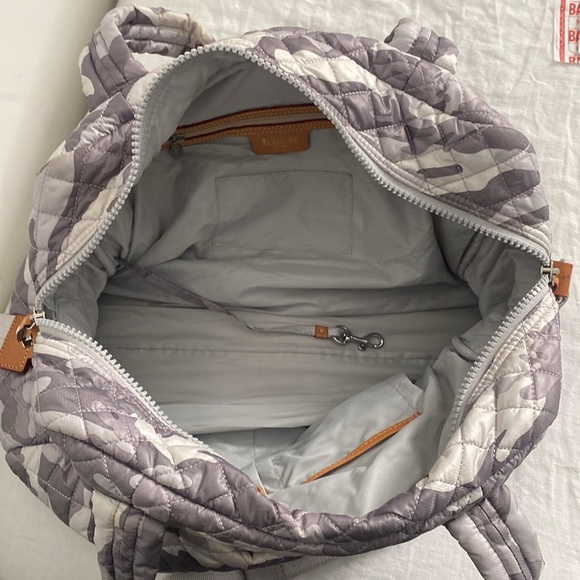 MZ Wallace Jimmy Travel Tote in Light Grey Camo great condition - Picture 5 of 8